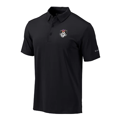 Men's Columbia Black Washington Huskies Vault Omni-Wick Drive Polo