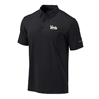 Men's Columbia Black Vanderbilt Commodores Vault Omni-Wick Drive Polo