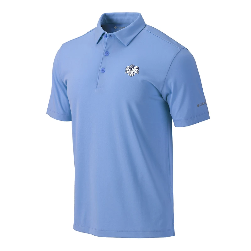 Men's Columbia Carolina Blue North Carolina Tar Heels Vault Omni-Wick Drive Polo