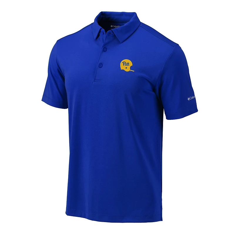 Men's Columbia Royal Pitt Panthers Vault Omni-Wick Drive Polo