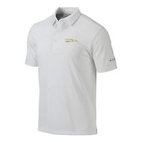 Men's Columbia White Georgia Tech Yellow Jackets Vault Omni-Wick Drive Polo