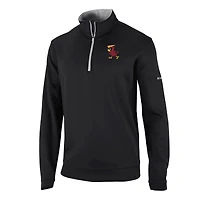 Men's Columbia Black Iowa State Cyclones Vault Logo Wickhams Hills Quarter-Zip Pullover