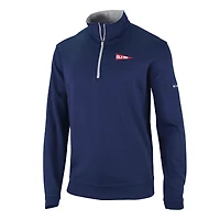 Men's Columbia Navy Ole Miss Rebels Vault Logo Wickhams Hills Quarter-Zip Pullover