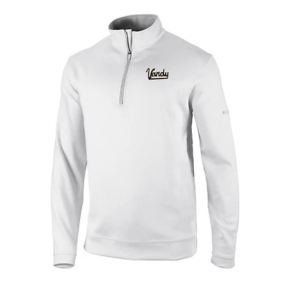 Men's Columbia White Vanderbilt Commodores Vault Logo Wickhams Hills Quarter-Zip Pullover