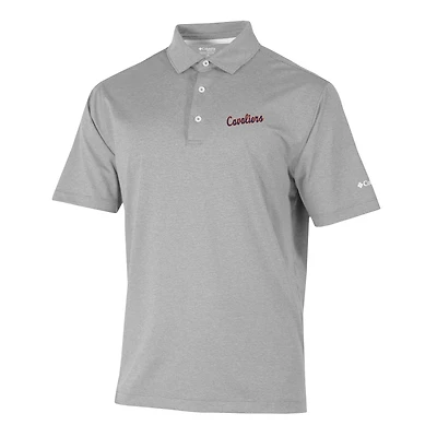 Men's Columbia  Gray Virginia Cavaliers Vault Logo Sand Tee Polo
