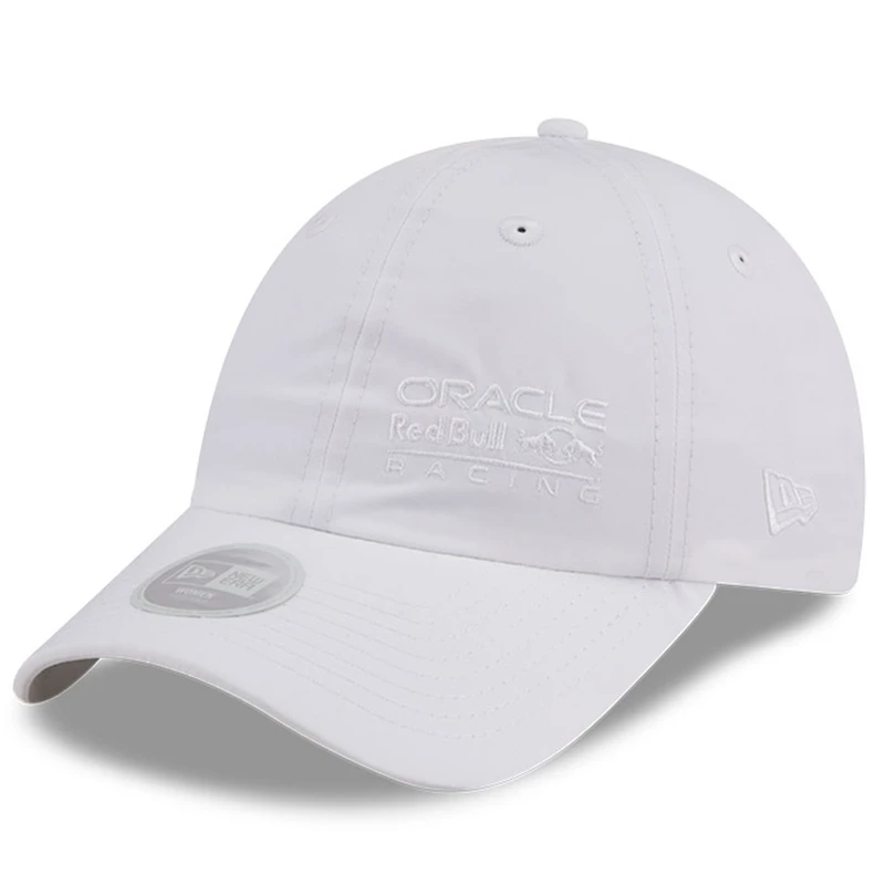 Women's New Era White Red Bull Racing 9FORTY Ponytail Adjustable Hat