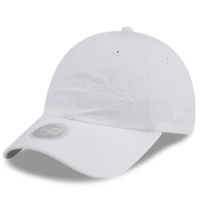 Women's New Era White Red Bull Racing 9FORTY Ponytail Adjustable Hat