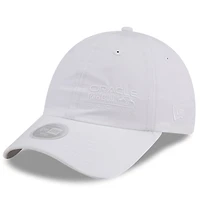 Women's New Era  White Red Bull Racing 9FORTY Ponytail Adjustable Hat