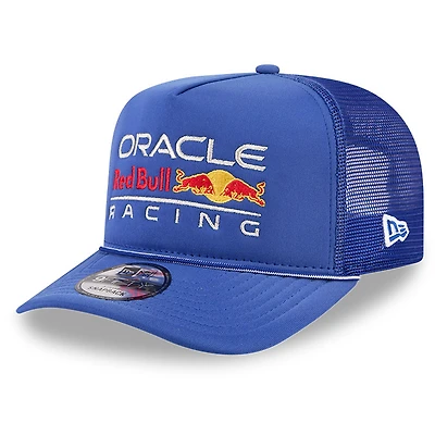 Men's New Era Blue Red Bull Racing A-Frame 9FIFTY Trucker Snapback Hat