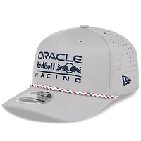 Men's New Era  Gray Red Bull Racing Sport 9SEVENTY Adjustable Hat