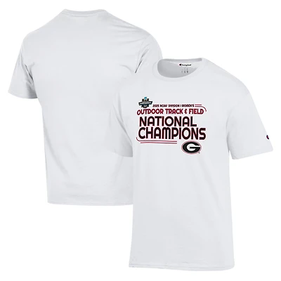Unisex Champion Georgia Bulldogs 2025 NCAA Women's Outdoor Track and Field National Champions T-Shirt