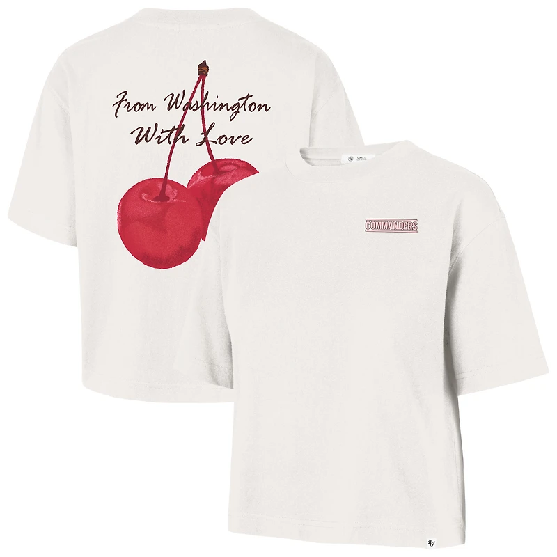 Women's '47 Cream Washington Commanders Love Letter Reed City T-Shirt