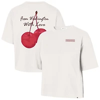 Women's '47  Cream Washington Commanders Love Letter Reed City T-Shirt