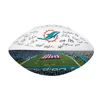 Logo Brands Miami Dolphins 2025 Autograph Signature Football