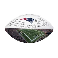 Logo Brands New England Patriots 2025 Autograph Signature Football