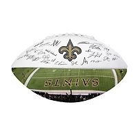Logo Brands New Orleans Saints 2025 Autograph Signature Football