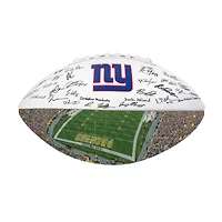Logo Brands New York Giants 2025 Autograph Signature Football