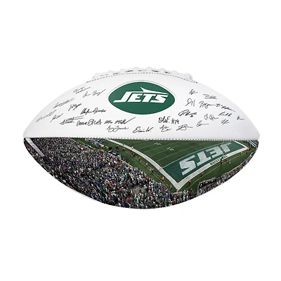 Logo Brands New York Jets 2025 Autograph Signature Football