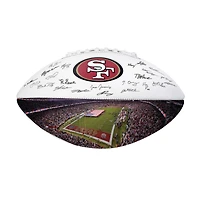 Logo Brands San Francisco 49ers 2025 Autograph Signature Football