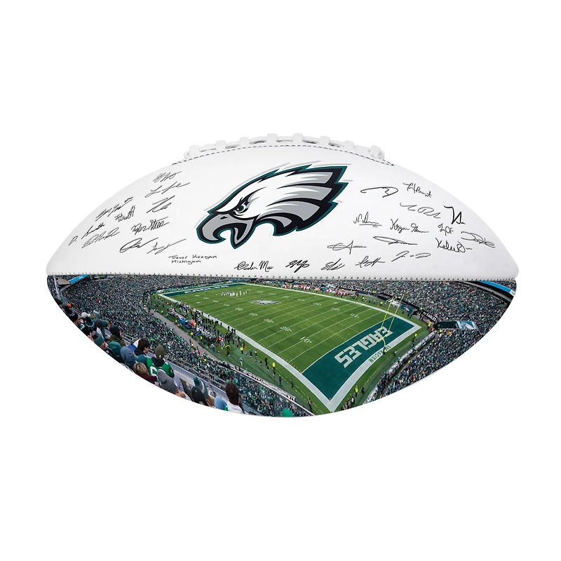 Logo Brands Philadelphia Eagles 2025 Autograph Signature Football