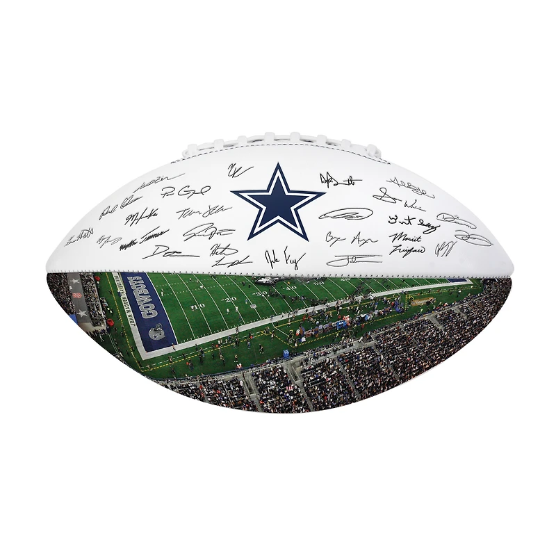 Logo Brands Dallas Cowboys 2025 Autograph Signature Football