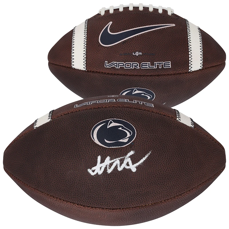 Abdul Carter Penn State Nittany Lions Autographed Nike Authentic Game Football
