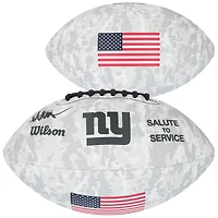 Abdul Carter New York Giants Autographed Wilson 2024 Salute To Service Football