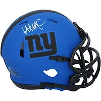 Abdul Carter New York Giants Autographed Riddell Rave Speed Mini Helmet