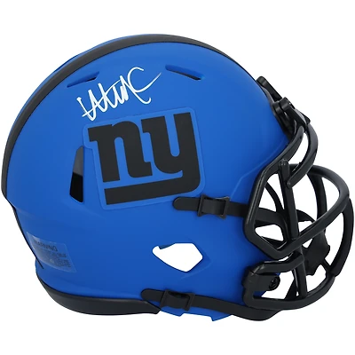 Abdul Carter New York Giants Autographed Riddell Rave Speed Mini Helmet