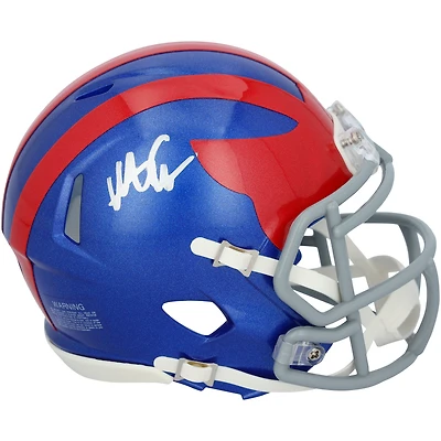 Abdul Carter New York Giants Autographed Riddell 2024 Alternate Speed Mini Helmet