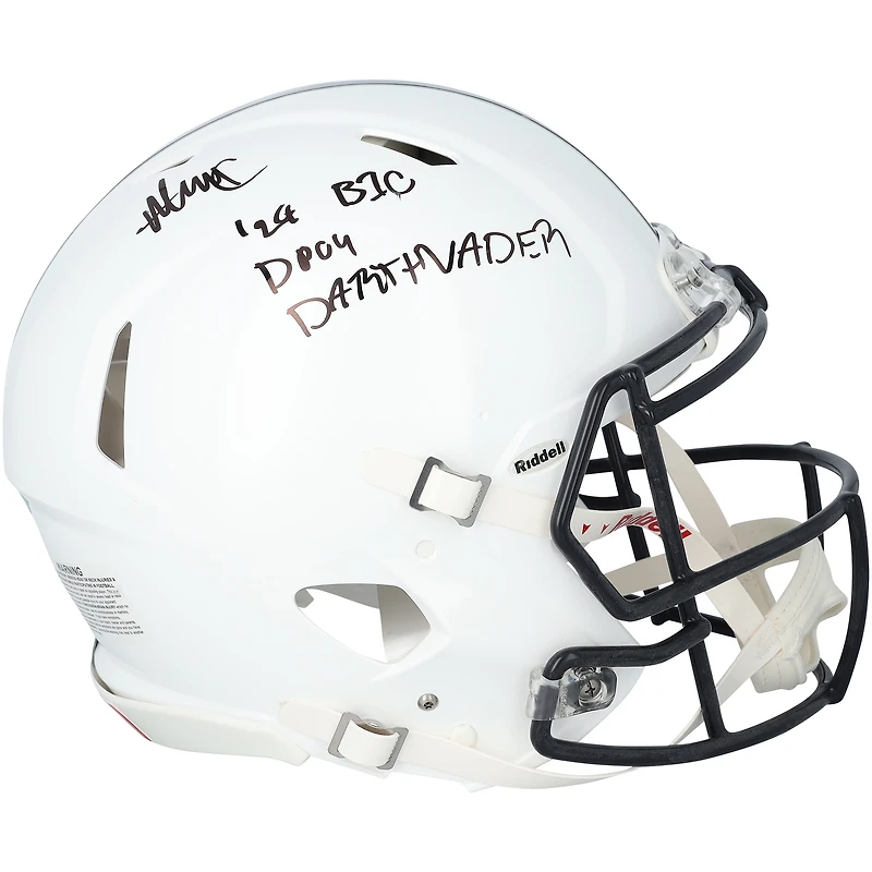 Abdul Carter Penn State Nittany Lions Autographed Riddell Speed Authentic Helmet with Multiple Inscriptions