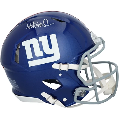 Abdul Carter New York Giants Autographed Riddell Speed Authentic Helmet