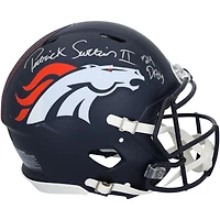 Patrick Surtain II Denver Broncos Autographed Riddell 2024 Speed Authentic Helmet with "24 DPOY" Inscription
