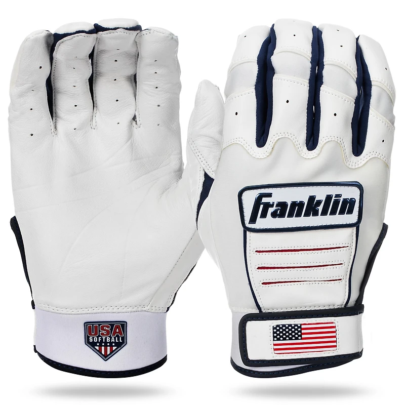 Franklin Sports USA Softball CFX Pro Fastpitch Batting Gloves