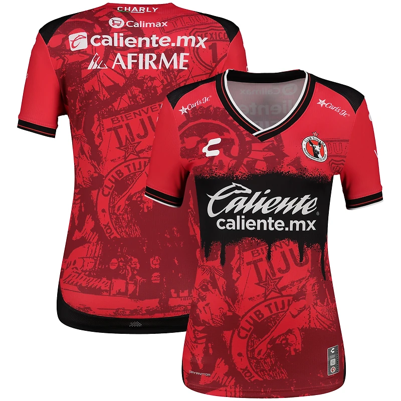 Women's Charly  Red Club Tijuana 2025/26 Home Authentic Jersey