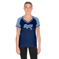 Women's New Era  Navy Tampa Bay Rays Gameday V-Neck T-Shirt