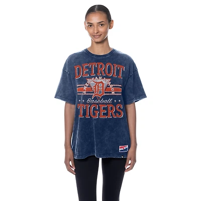 Women's New Era Navy Detroit Tigers Oversized Boyfriend T-Shirt