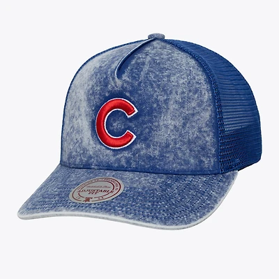 Unisex Mitchell & Ness  Royal Chicago Cubs Gameday Adjustable Trucker Hat