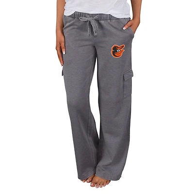 Women's Concepts Sport Charcoal Baltimore Orioles Trackside Wide Leg Cargo Pants