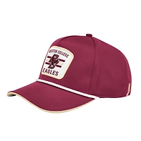 Men's Colosseum Maroon Boston College Eagles Hits the Road Podium Adjustable Hat