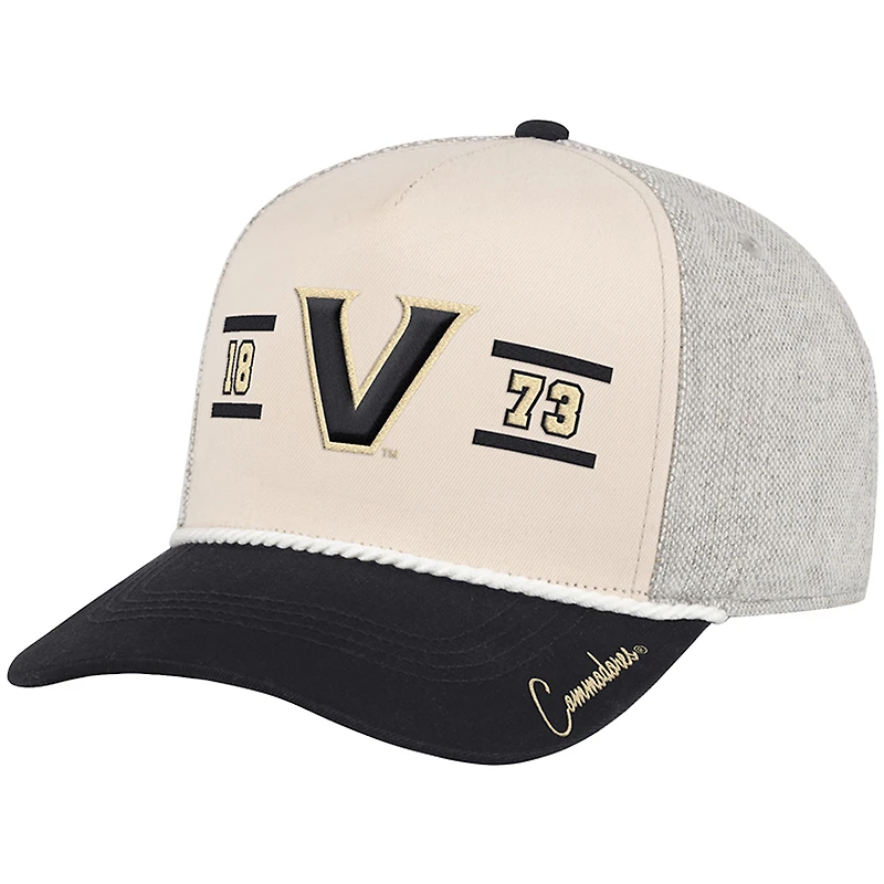 Men's Colosseum Natural Vanderbilt Commodores Frank Podium Adjustable Hat