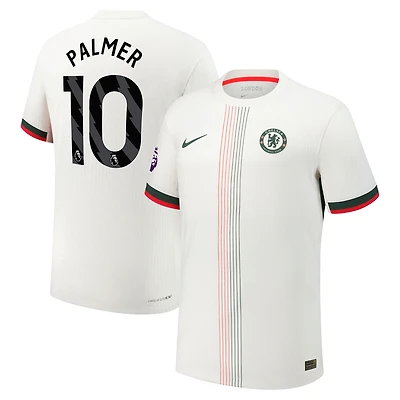 Men's Nike Cole Palmer Cream Chelsea 2025/26 Away Authentic Player Jersey