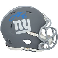 Justin Tuck New York Giants Autographed Riddell Slate Speed Mini Helmet
