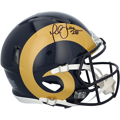 Marshall Faulk St. Louis Rams Autographed Riddell 2000-16 Throwback Speed Authentic Helmet