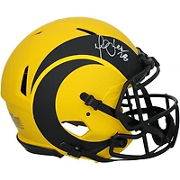 Marshall Faulk St. Louis Rams Autographed Riddell Rave Speed Authentic Helmet