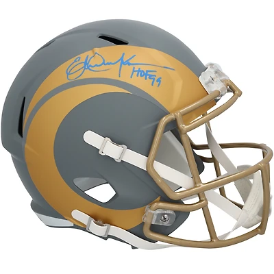 Eric Dickerson Los Angeles Rams Autographed Riddell Speed Slate Replica Helmet with "HOF 99" Inscription