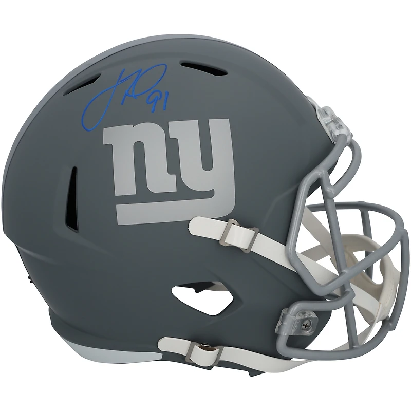 Justin Tuck New York Giants Autographed Riddell Slate Speed Replica Helmet