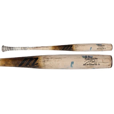 Joey Bart Pittsburgh Pirates Game-Used Tan Marucci Broken Bat vs. Milwaukee Brewers on May 23, 2025