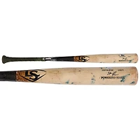 Henry Davis Pittsburgh Pirates Game-Used Tan/Black Louisville Slugger Broken Bat vs. Milwaukee Brewers on May 23, 2025