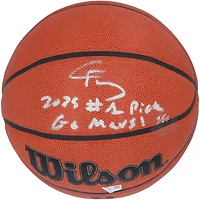 Cooper Flagg Dallas Mavericks Autographed Wilson Authentic Series Indoor/Outdoor Basketball with "2025 #1 Pick" & "Go Mavs!" Inscriptions - Limited Edition #1/25
